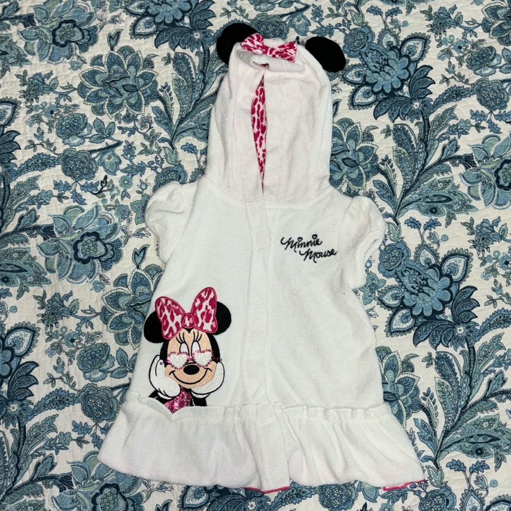 Disney Minnie Mouse towel dress 9m